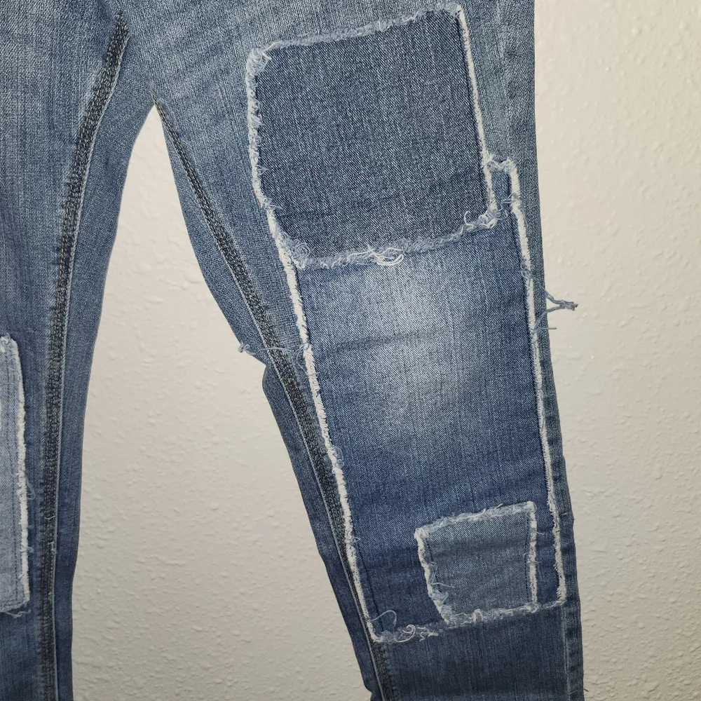 Free People Patchwork Jeans Size 29 - Picture 5 of 10